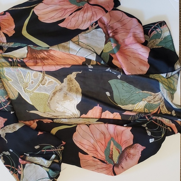 Womens Summer Tropical Floral Cover Up - Picture 4 of 4